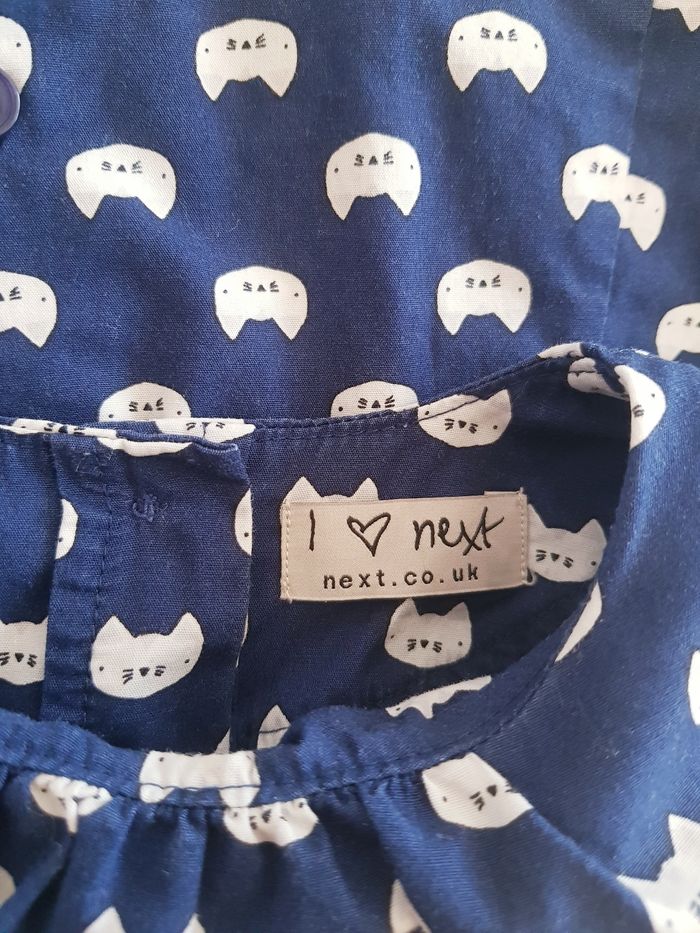 Next - Robe manches courtes - Motifs : chats (18 mois) - photo numéro 3