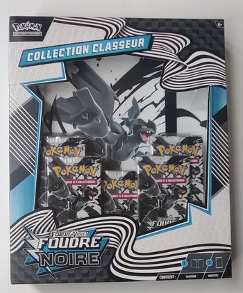 Coffret pokemon classeur  foudre noire 