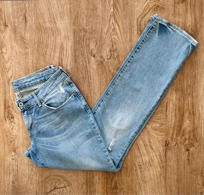 Jean/pantalon bleu clair Levi's San Francisco pour femme, taille W 29 (38 taille française) - photo numéro 4