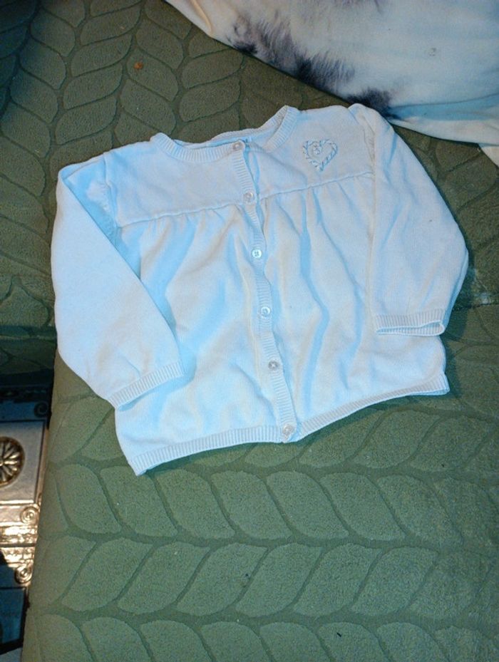 Gilet blanc Vertbaudet