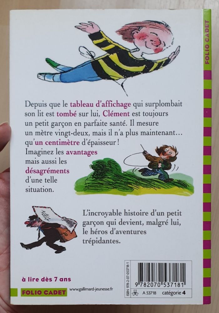 Roman Jeunesse, format poche "Clément Aplati" (Dès 7 ans) / Éd. Gallimard - photo numéro 2