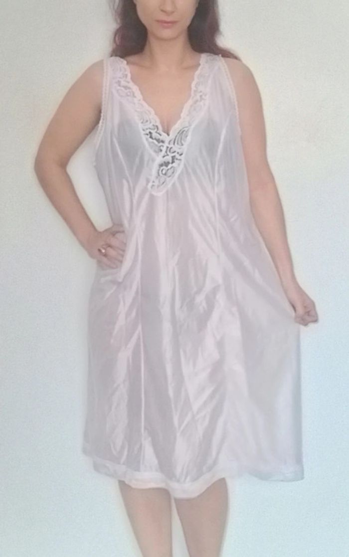 Nuisette vintage rose poudré grande taille - photo numéro 2