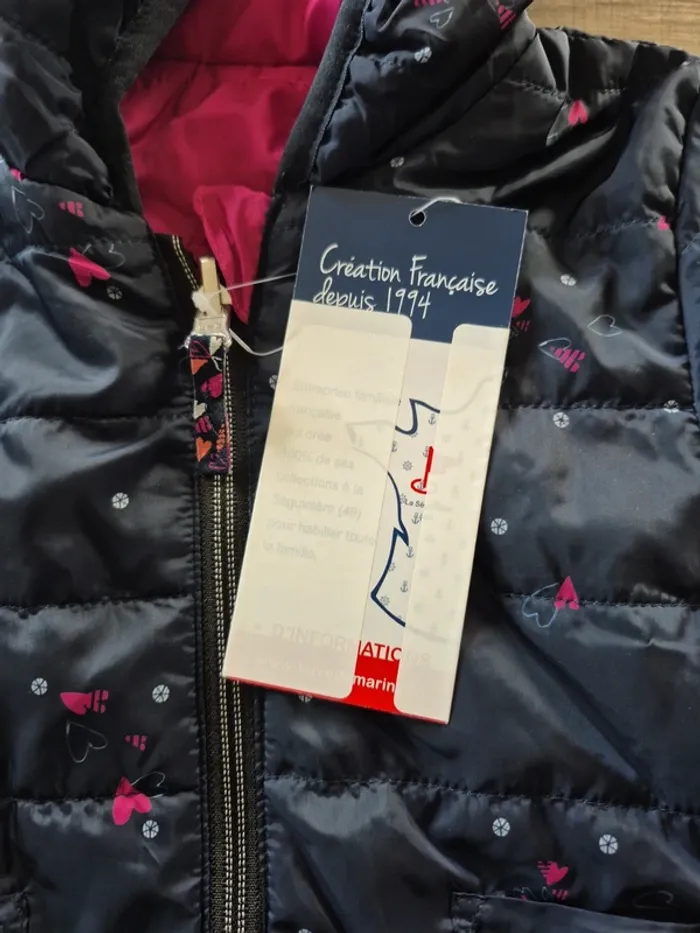 Veste capuche fille 2 ans - photo numéro 3