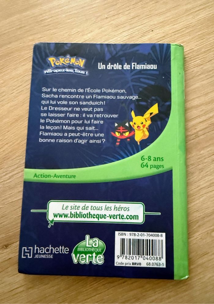 Livre Pokémon un drôle de Flamiaou - photo numéro 2