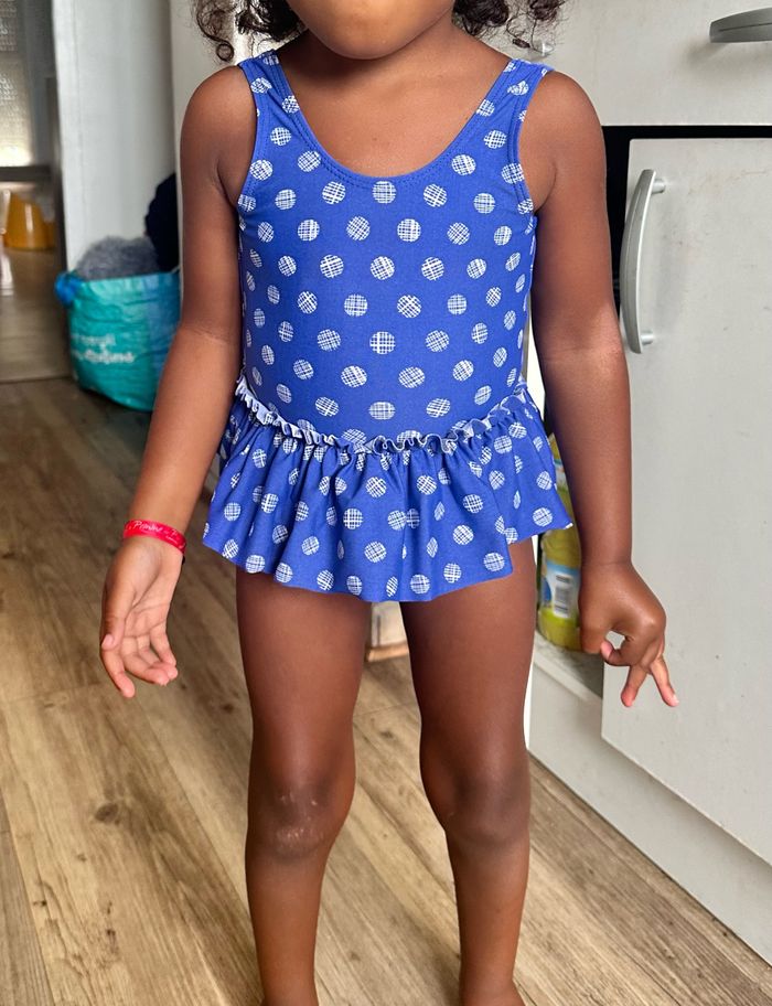 Maillot de bain dos nu à volant 4 ans Lili gaufrette - photo numéro 2