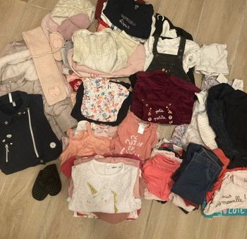 Lot 12 mois fille 70 articles