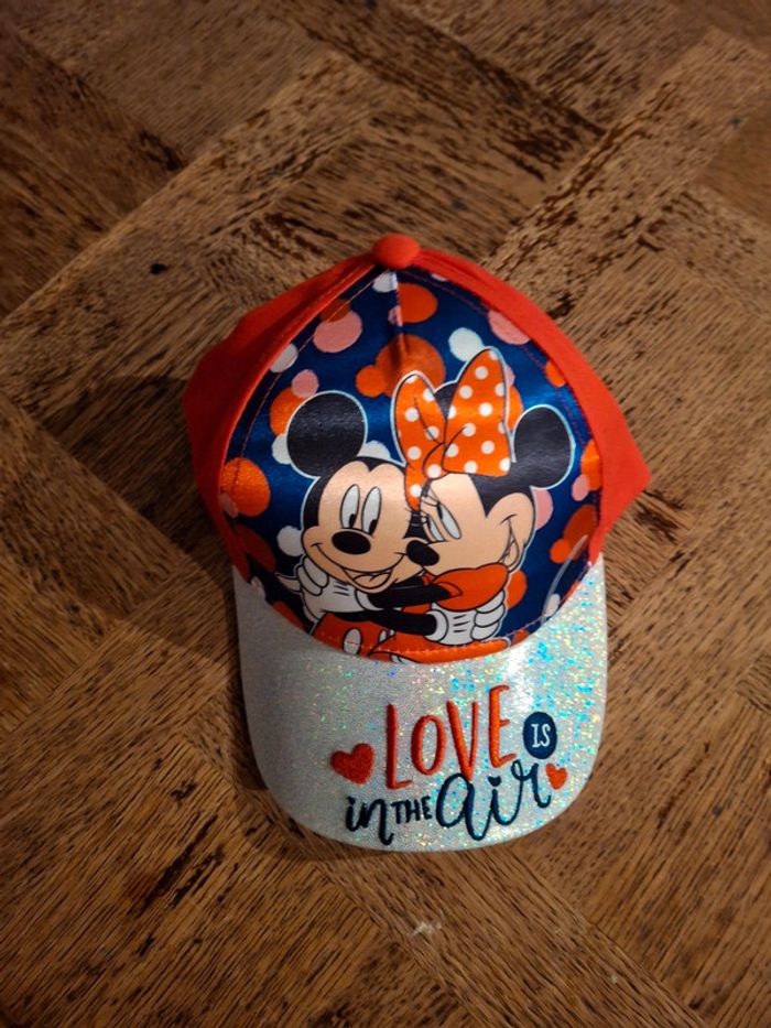 Casquette enfant taille unique disney minnie et mickey neuf