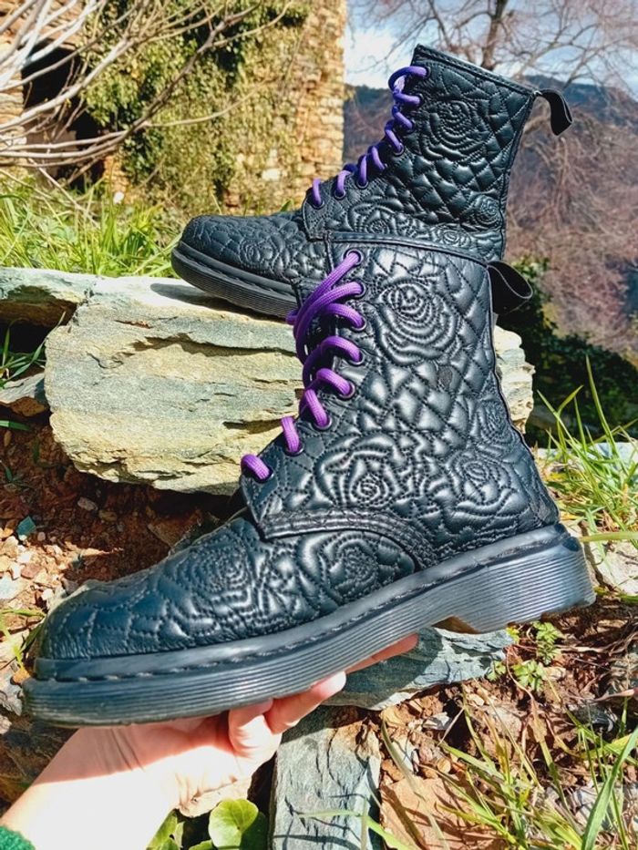 Dr. Martens Brauce roses effets capitonné 37 - photo numéro 4