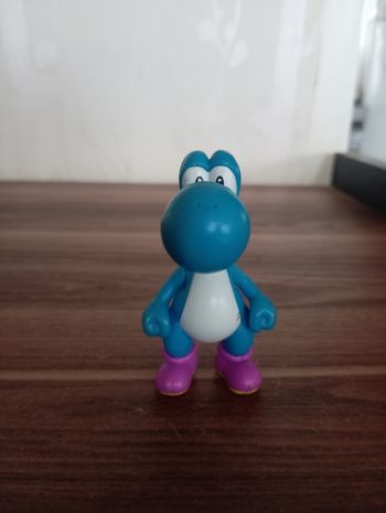 Figurine Super Mario Nintendo Yoshi Bleu 7cm