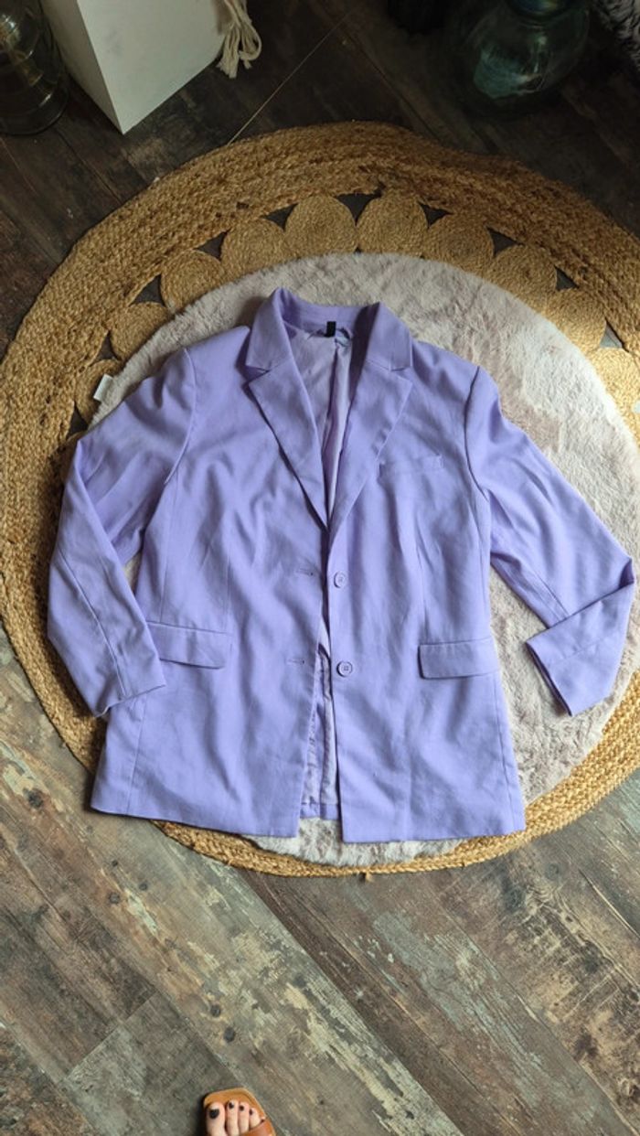 Blazer coupe dad mauve / lila H&M 💫 Taille M