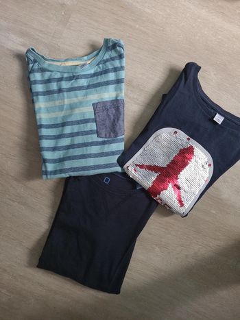 Lot de 3 tee-shirts manches longues