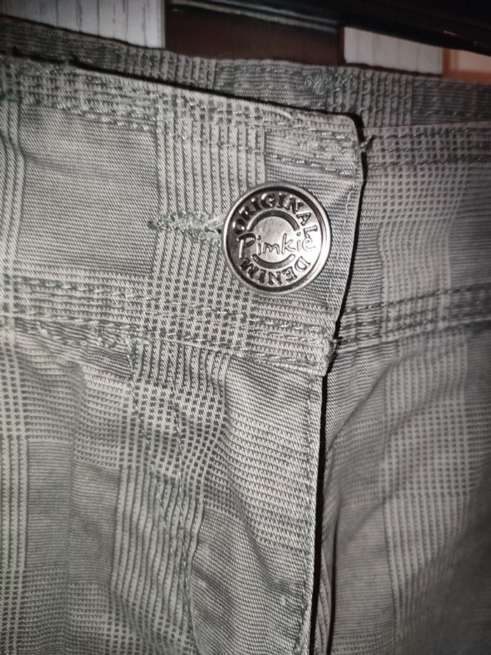 short en jean gris - photo numéro 4