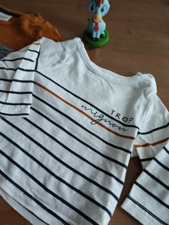 2 tee shirts manches longues TAO - photo numéro 2