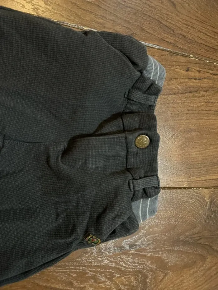 pantalon à carreaux gris Anthracite garcon sergent major 3 ans - photo numéro 6