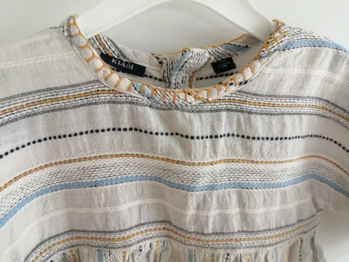 Ensemble robe manche 3/4 kiabi broderie et culotte esprit bohème - photo numéro 3