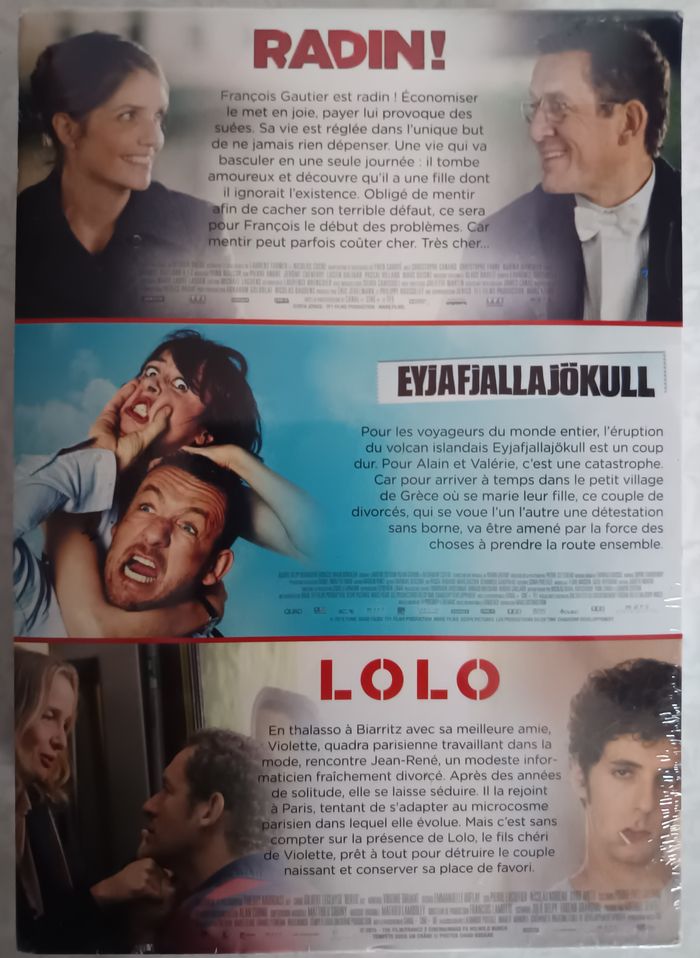 Dany Boon - Coffret NEUF SOUS BLISTER : Radin + Lolo + Eyjafjallajökull - photo numéro 3
