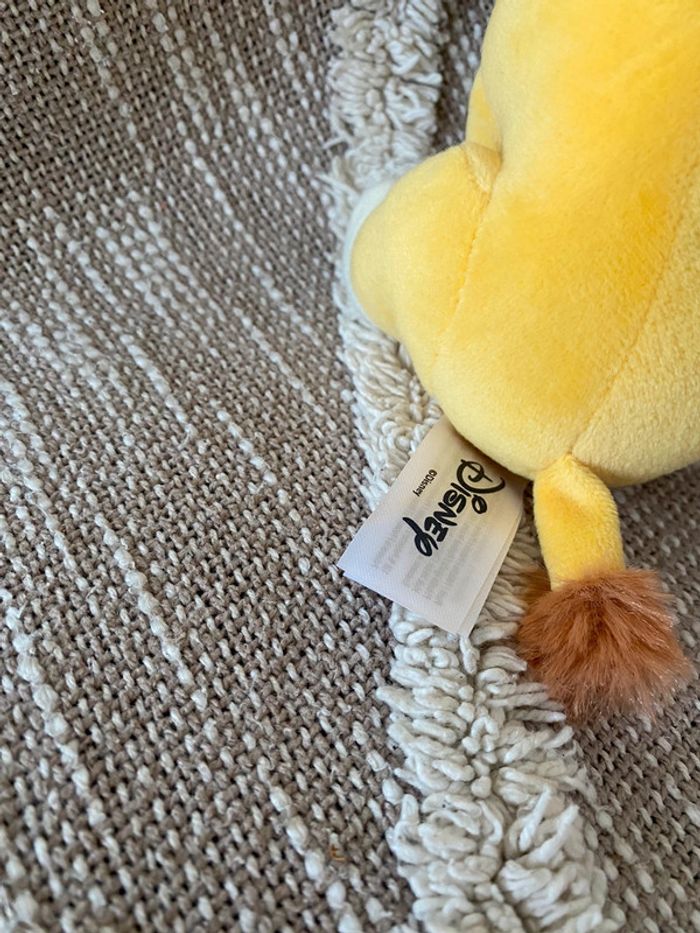 Peluche doudou 20cm Disney le roi lion Simba jaune très bon état - photo numéro 4