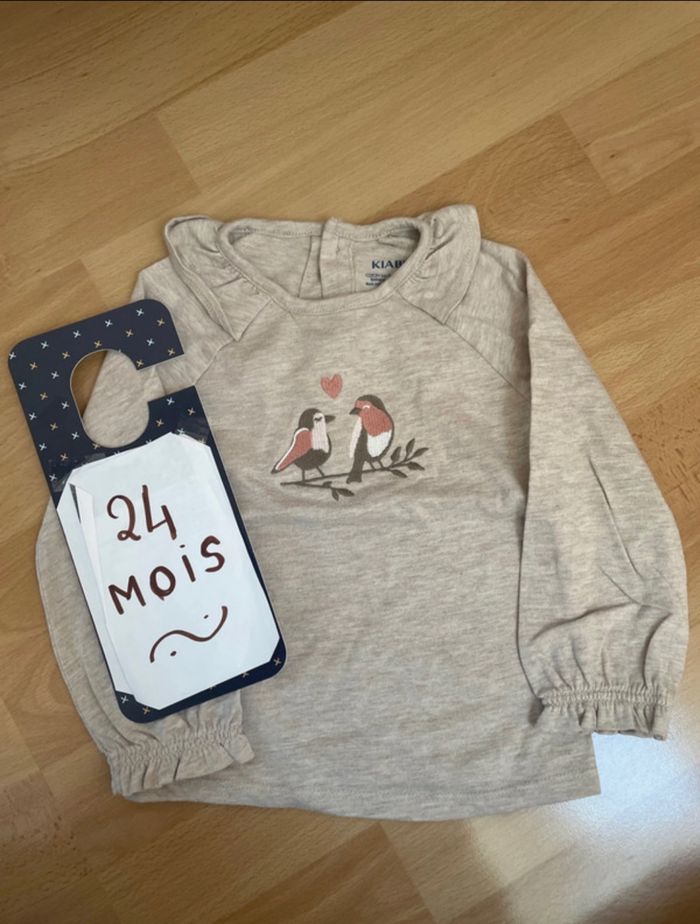 T-shirt manches longues Kiabi 24mois