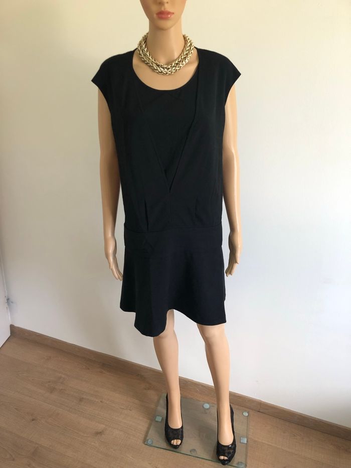 Robe noire neuve à manches courtes See U Soon taille 2 - photo numéro 3