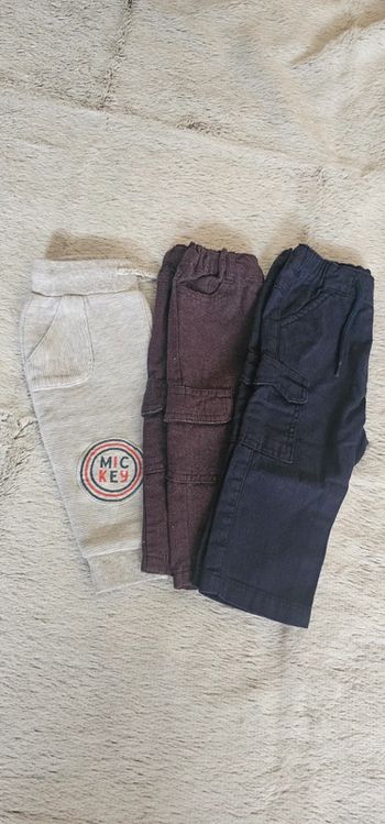 Lot de 3 pantalons Disney 6 mois