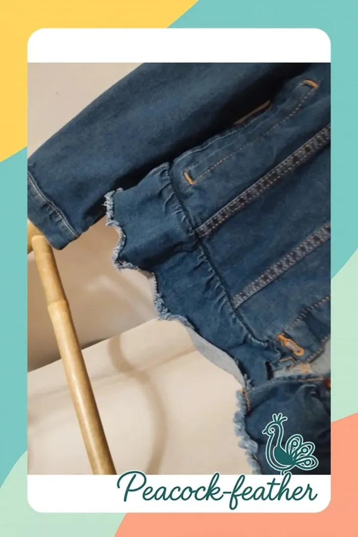 Veste en jean 40/42 - photo numéro 4