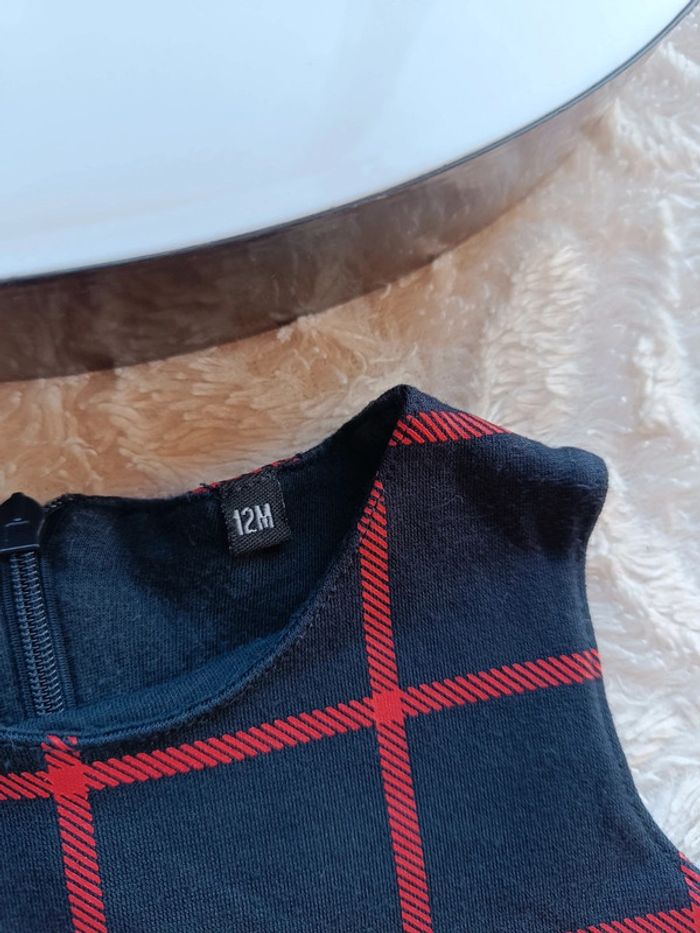 Robe à carreaux Fille 12 mois - photo numéro 5