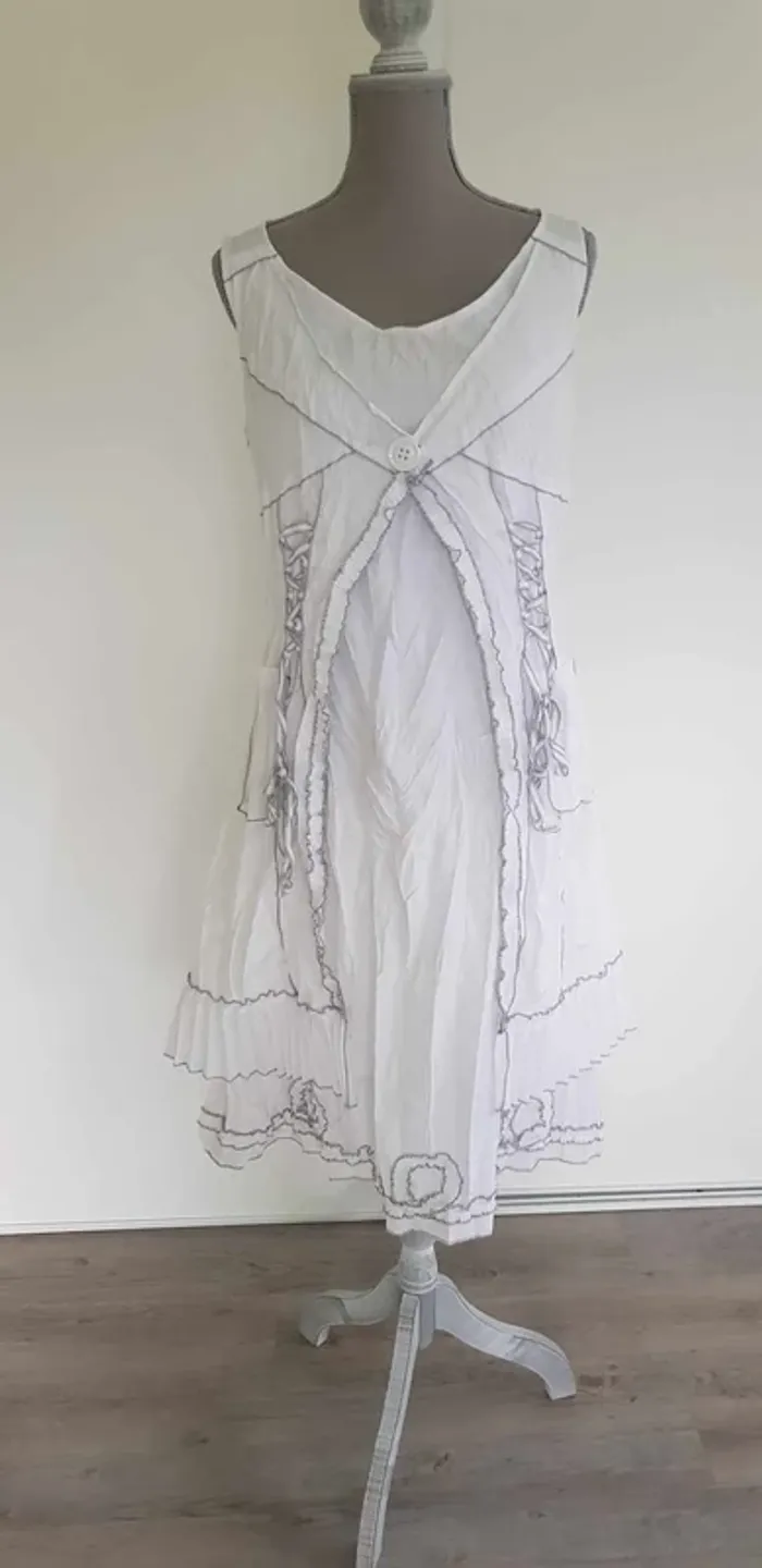 Robe effet froissé