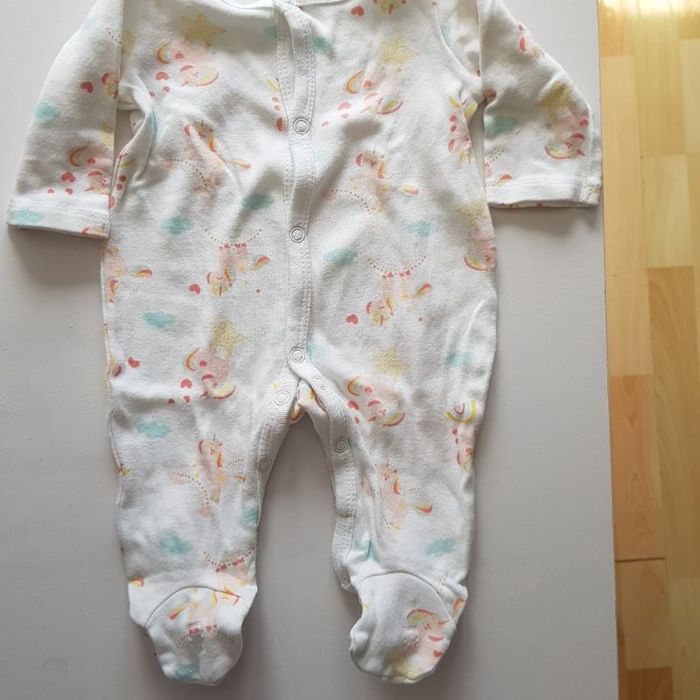 Pyjama léger fille 1 pièce 1 mois