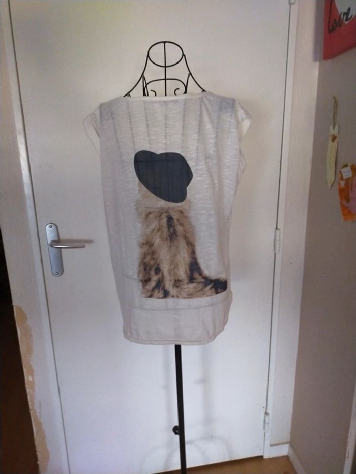 Joli tee-shirt femme portée plusieurs fois - photo numéro 6