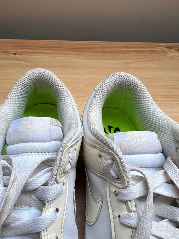 Nike Dunk Low Next Nature Blanche Jaune Pointure 38 – Sneakers Femme éco - photo numéro 11