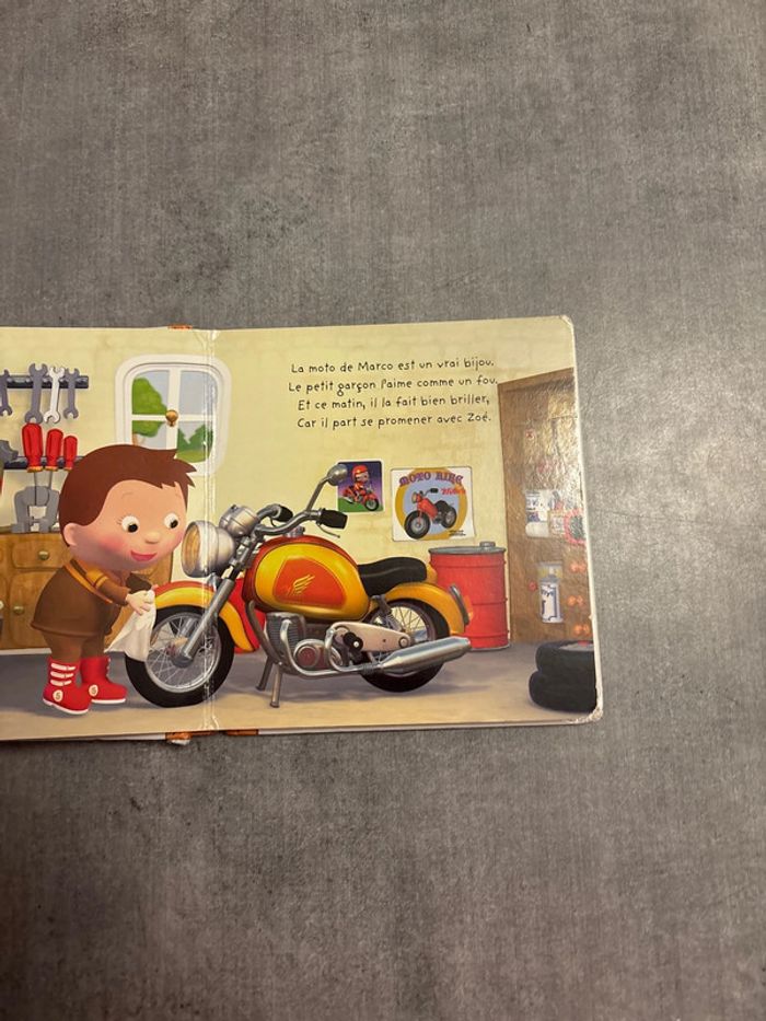 Livres, petit garçon, la moto de Marco - photo numéro 3