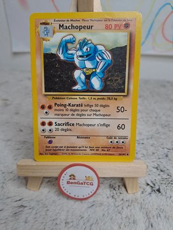 Carte Pokémon Machopeur 34/102 Set de base ed2 Wizards Fr