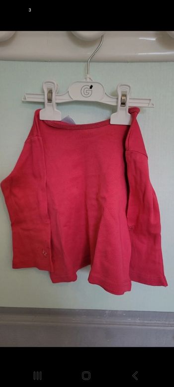 Tee shirt manche longue 24 mois