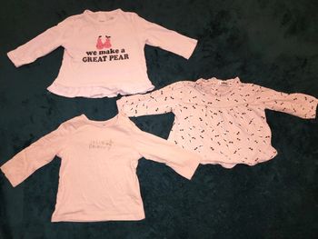 T-shirt manches longues bébé fille 6 mois