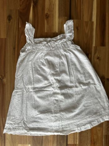Robe Blanche Kidkanaï 24 Mois