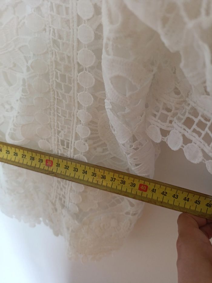 Haut en dentelle blanche – ELSA.M by May - photo numéro 5