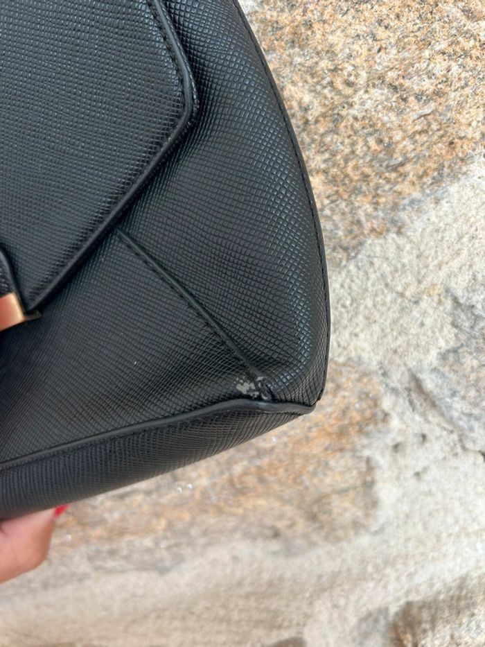 Sac à bandoulière noir - Mango - photo numéro 3