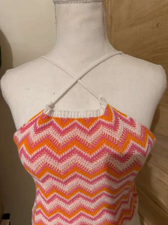Haut Court Tricoté Motif Chevron - Don't Call Me Jennifer (Jennyfer) - photo numéro 2