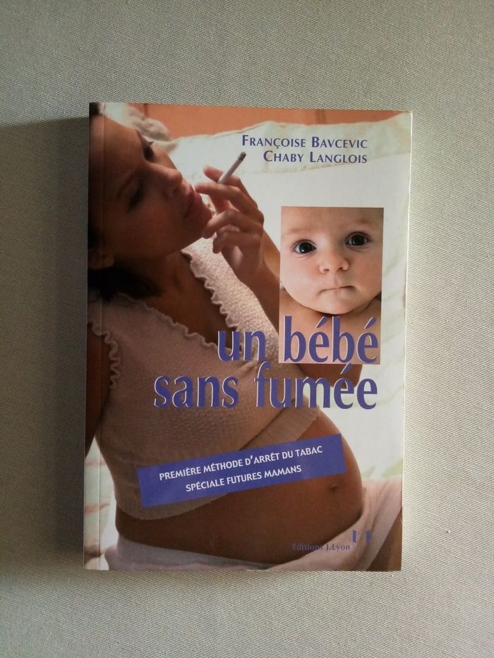 Livre : arrêt du tabac pour future maman