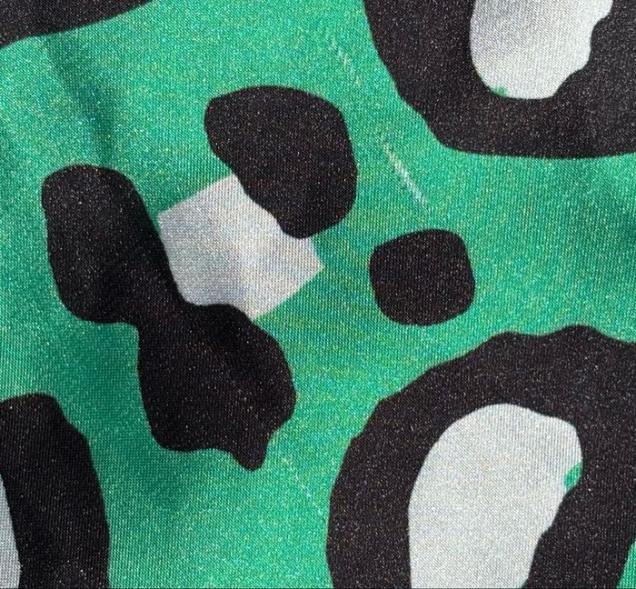 🌿 Chemise satinée imprimé léopard – Vert (Kiabi, T.38) - photo numéro 6