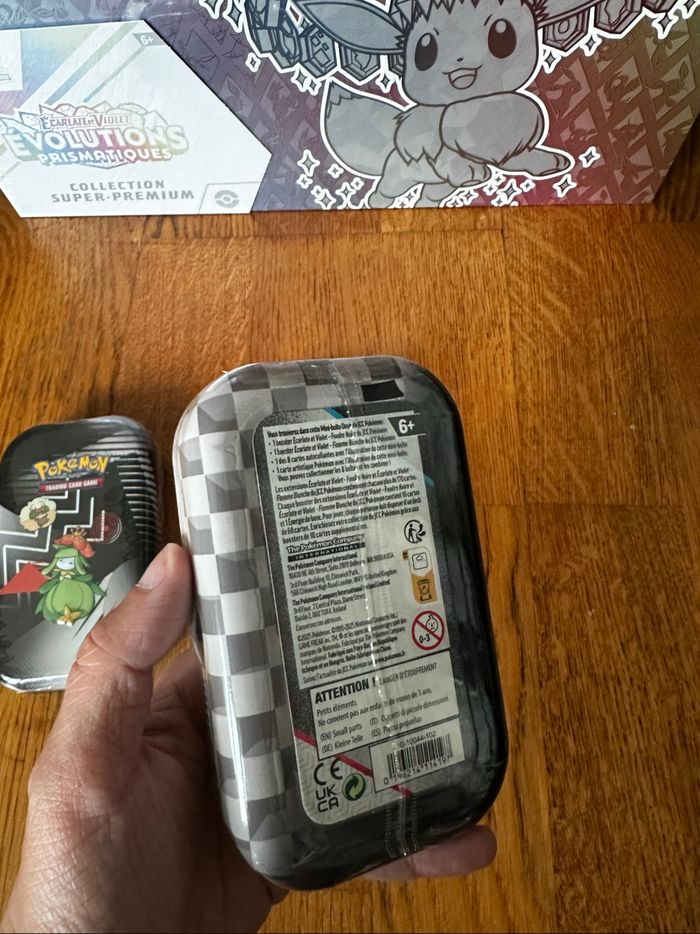 Pokémon mini tin foudre noire flammes blanches - photo numéro 4