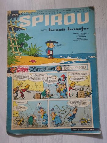 Magnifique spirou ancien 1961