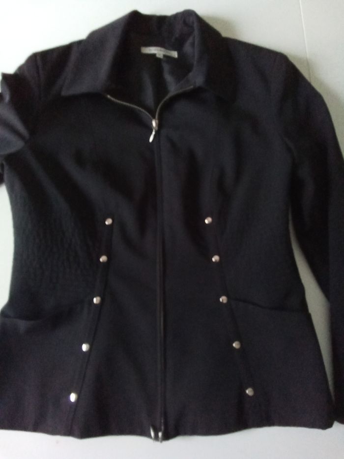 Veste noire, femme taille 40, Jacqueline Riu