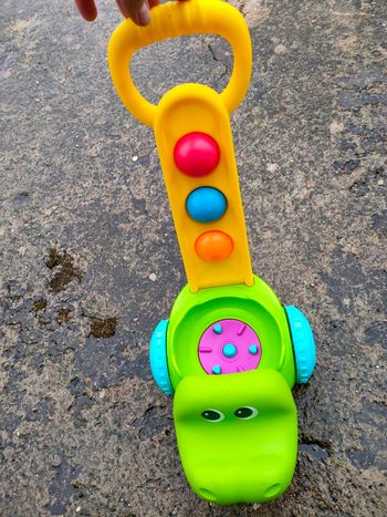 Jeux crocodile avec balles 