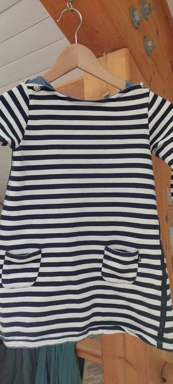 Robe tunique marinière Okaïdi 8 ans