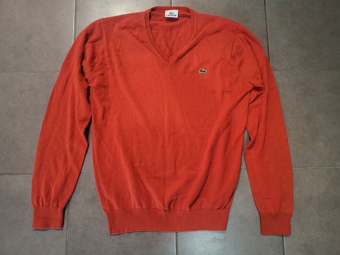 Lacoste V-Neck Sweater - Size 4 (M) 🍊 - photo numéro 5