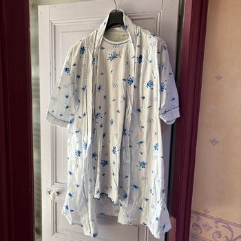 Ensemble pyjama • bleu & blanc • 42/44 🌿