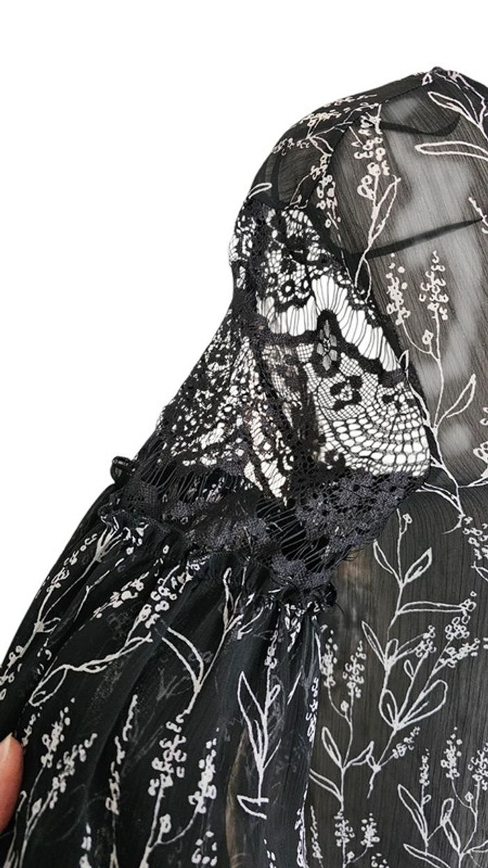 blouse Zara noir taille Xs - photo numéro 4