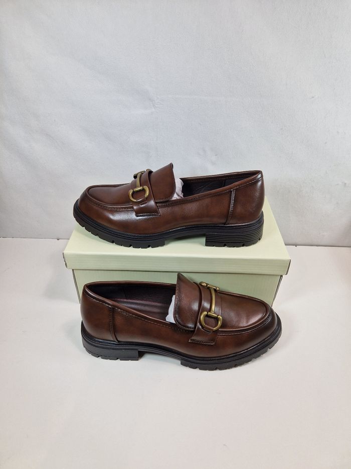 Mocassins Marron Neuf à mémoire de forme - photo numéro 4