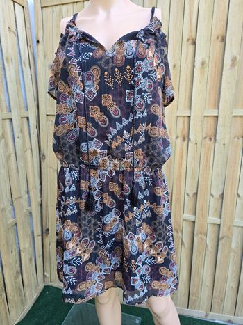 Robe fluide Épaules dénudées 🍒Mosquitos🍒taille XL